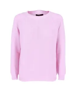 Хлопковый свитер Линц Max Mara, розовый