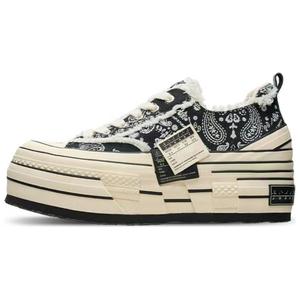 XVESSEL Нескользящие низкие парусиновые туфли VESSEL, увеличивающие рост, унисекс, черные