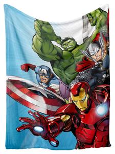 Marvel Детское одеяло 'Avengers' в небесно-голубом цвете