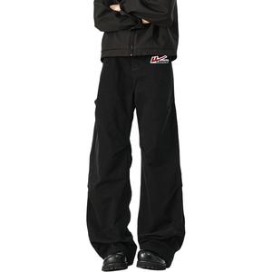 Джинсы Unisex Moderate Straight Fit WARRIOR, черный (diy badge)