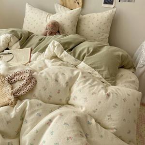 AVIVI Комплект постельного белья 1,8 м, 4 предмета, простыня, пододеяльник 180x220 см, First Love