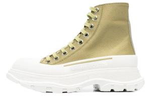 Ботинки женские Alexander Mcqueen Tread Slick, хаки / белый