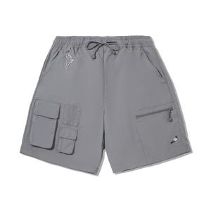 Основные повседневные шорты мужские asphalt gray LiNing, серый