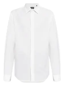 Рубашка с длинными рукавами EMPORIO ARMANI, белый