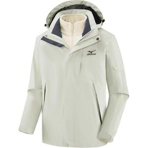 Ветрозащитная, термоизолирующая и водоотталкивающая ветровка унисекс Mizuno, светлый хаки