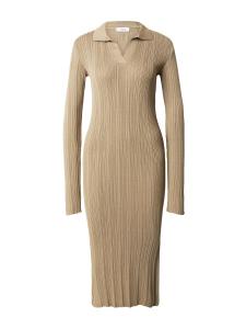 Вязаное платье millane Knitted dress Bianca, светло-коричневый