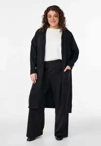 Flash - длинный кардиган с тапочкой Zizzi, Black