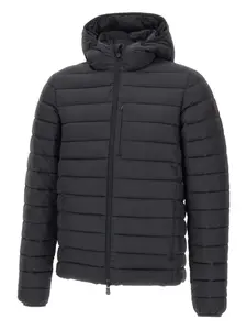 Стеганая куртка с капюшоном Save The Duck, черный
