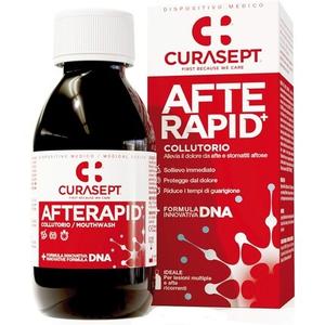 Curasept Afte Rapid жидкость для полоскания рта, инновационная формула ДНК при рецидивирующих афтах, 125 мл