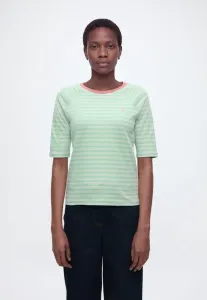 Футболка с принтом реглан Tom Tailor Denim, Tonal Matcha Green Stripe