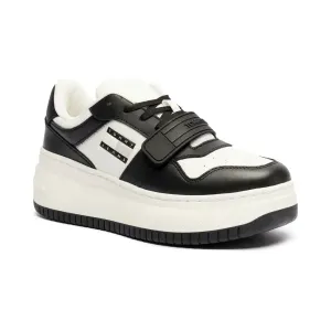 Кожаные баскетбольные кроссовки в стиле ретро Tommy Hilfiger, черный