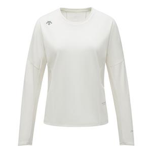 Женская RUNNING серия вязаный топ DESCENTE, кремовый