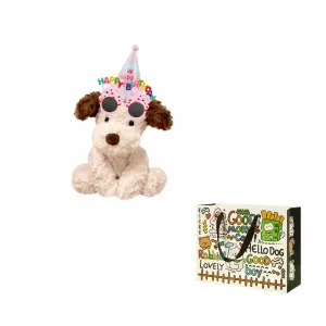 Плюшевая кукла Poor Puppy Jack высотой 35 см BEIKEMIXUE, розовый