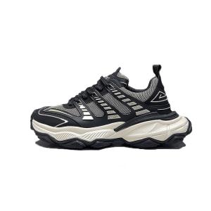 Кроссовки мужские, увеличивающие рост, дышащие, низкие, массивные Devanro, Black