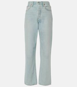 Прямые джинсы средней посадки в стиле 90-х Agolde, цвет revive