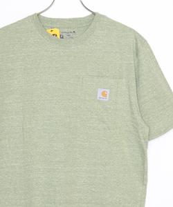 Футболка с коротким рукавом, карманом и нашивкой Carhartt