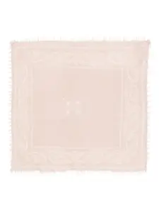 Шарф с узором "пейсли" и необработанными краями Warm-Me, розовый