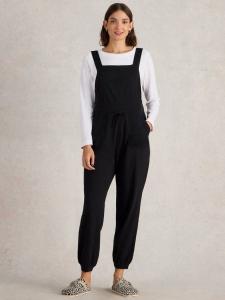 Хлопчатобумажный комбинезон дафны White Stuff, цвет Pure Black