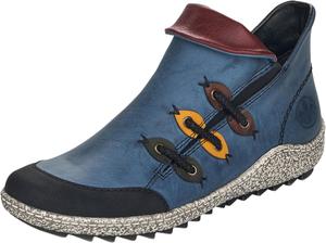 Женские ботильоны Rieker Z7582 Liv с застежкой-молнией, 00 Black