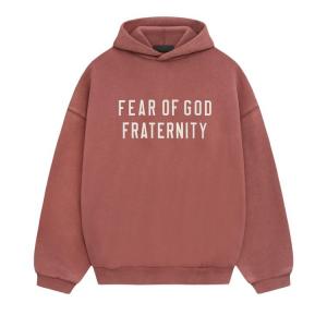 Худи Fear of God Essentials Heavy Fleece Hoodie Crimson, красный