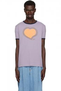 Футболка с архивным принтом Dries Van Noten, цвет lilac