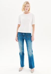 Футболка Caroll FRENCH BRAND FASHION ELEGANT; MODERN TFLOWER, Ecru/White