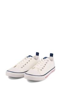 Текстильные кроссовки Houston с вырезом ниже щиколотки Gap, белый