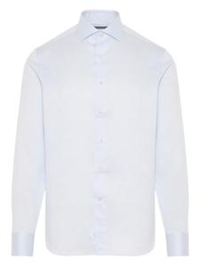 Поплиновая рубашка Canali, синий
