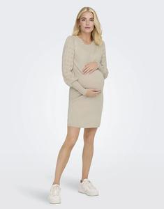 Трикотажное платье Only Maternity из пемзы