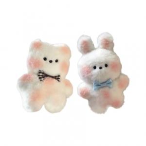 Милый брелок-плюш Blush Bear Bunny Squeaks высота 11cm Fat Fat Dragon