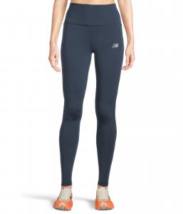 Брюки New Balance Sleek High-Rise Legging 27", цвет NB Navy