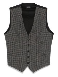Жилет из хлопка Tagliatore, черный