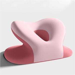 WAHHWF Массажная подушка Face Down для сна на животе с пеной с эффектом памяти и съемным чехлом Pink