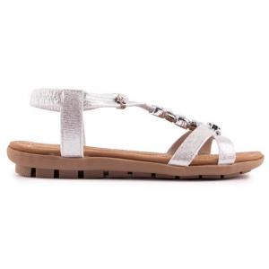 Босоножки Bettina Lotus, серебряный