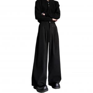 ZIAREL Брюки костюмные Unisex Black Moderate