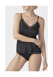 Майка Luise, кружевная, женская mey, черный