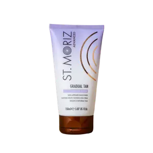 Средство для загара advanced hautstraffende selbstbräuner -lotion aufbauende bräune St Moriz, объем 150мл