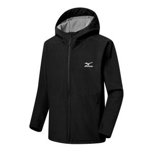 Ветровка унисекс Mizuno, белый березовый серый