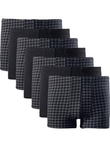 Хлопковые брюки из одинарного джерси, упаковка 7 шт., черного цвета REDBEST