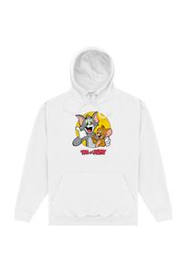 Толстовка TOM AND JERRY THUMBS UP - Hoodie Henry Tiger, белый