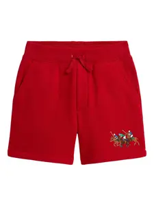Шорты с логотипом Polo Ralph Lauren Kids, красный