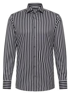 Рубашка Slim Fit черного цвета Eterna