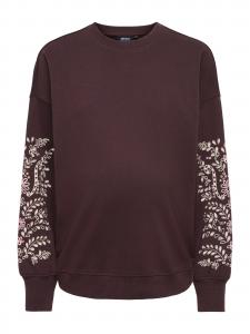 Only Maternity Свитшот 'OLMAlexa' в цвете Plum