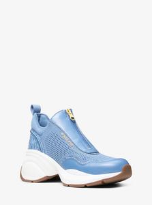 Кроссовки Zuma Mixed-Media Trainer Michael Kors, French Blue