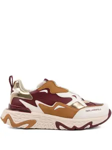 Кеды BLAZE на шнуровке Karl Lagerfeld, коричневый