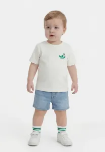 Футболка в западном стиле унисекс с принтом Adidas Originals, Core White