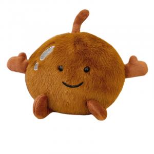 Милый забавный круглый и пухлый Northeast Big Frozen Pear плюшевая игрушка кукла плюшевая кукла высота 13см Tak Bebe, желтый