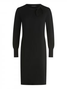 Betty Barclay Черное вязаное платье с бантом