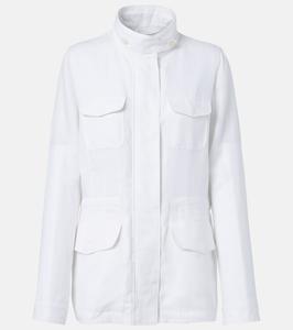 Льняная куртка для путешествий Loro Piana, Optical White