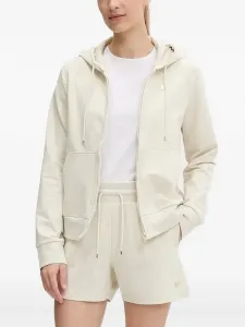 Худи на молнии Ea7 Emporio Armani, бежевый